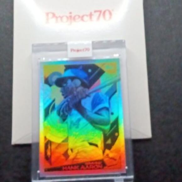 Topps Project 70 Rainbow Foil 54/70 Card #840 - Hank Aaron 2009 by Quiccs - Picture 6 of 7